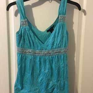 NWT! Arden B turquoise cami sz med